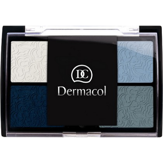 Dermacol Quattro Eye Shadow oční stíny 02 Modré oči 5 g