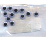 Ruchome oczy samoprzylepne 7 mm w opakowaniu 12 sztuk