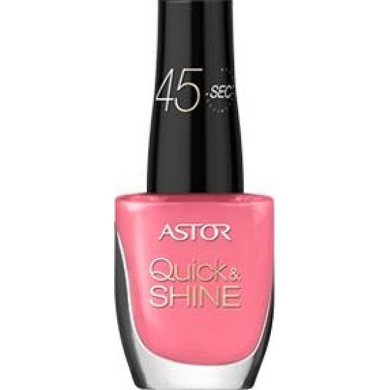 Astor Quick & Shine Nail Polish lak na nehty 612 Package It Pink 8 ml