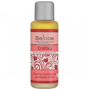 Saloos Erotika olej do ciała i masażu do zmysłowego masażu 50 ml
