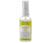 Lavosept Cytrynowy żel dezynfekujący do profesjonalnego użytku z ponad 75% alkoholu 50 ml spray