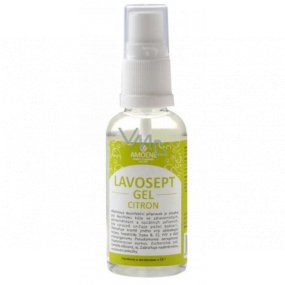 Lavosept Cytrynowy żel dezynfekujący do profesjonalnego użytku z ponad 75% alkoholu 50 ml spray
