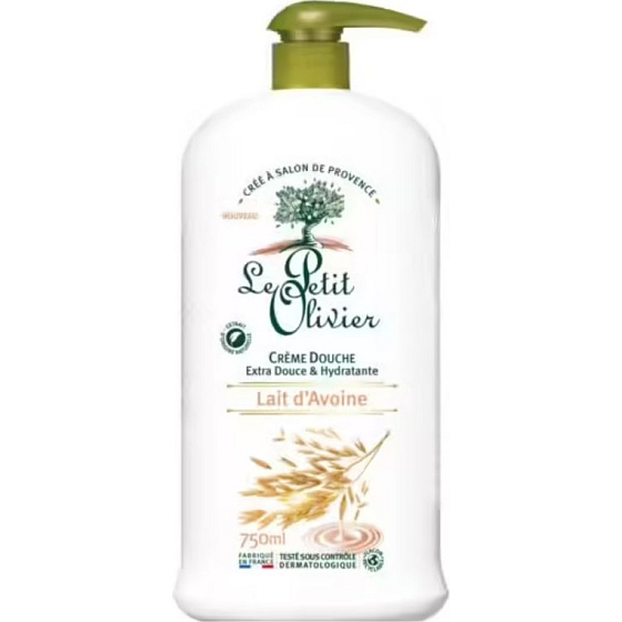 Le Petit Olivier Ovesné mléko sprchový krém 750 ml