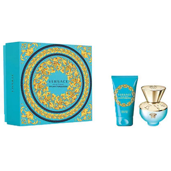 Versace Dylan Turquoise toaletní voda 30 ml + tělové mléko 50 ml, dárková sada pro ženy
