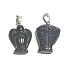 Goldstone niebieski Awenturyn Anioł stróż 2 - 2,2 cm, kamień ambicji