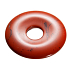 Jaspis czerwony Donut kamień naturalny 30 mm, kamień pełnej pieczy