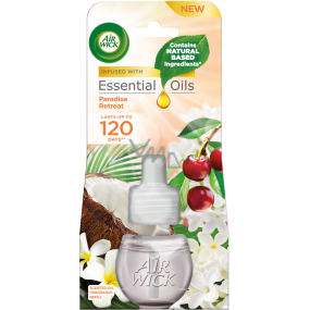 Air Wick Essential Oils Paradise Retreat - Rajski ogród elektryczny odświeżacz powietrza zapasowy 19 ml