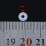 Silikonowa wkładka do stoperów - Guma silikonowa, hamulec 2 x 6 mm, 10 sztuk