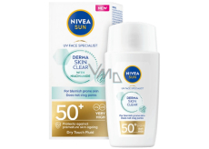 Nivea Sun Derma Skin Clear OF 50+ lekki krem do opalania 40 ml