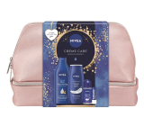 Nivea Creme Care Bogate Odżywcze Mleczko do Ciała 400 ml + Nivea Creme Care Żel pod prysznic 250 ml + Nivea Protect & Care Antyperspirant w Kulce 50 ml + Labello Original Balsam do Ust 4,8 g + Kosmetyczna Etui, Zestaw Kosmetyczny dla Kobiet