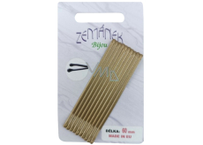 Zemánek Sponky, pérka do vlasů zlaté 60 mm 10 kusů