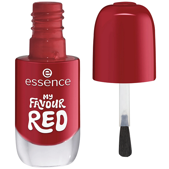 Essence lak na nehty Gel nail Colour 14 My Favour Red, 8 ml