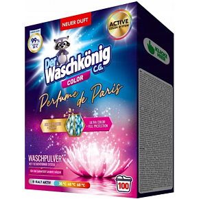 Waschkönig Color Parfume de Paris proszek do prania 100 prań, 6 kg Waschkönig Color Parfume de Paris proszek do prania 100 prań, 6 kg