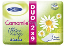 Carine Ultra Wings Kamille wkładki intymne Duo 2 x 9 sztuk