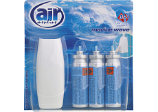 Air Menline Marine Wave odświeżacz powietrza stacja i wkład 3× 15 ml