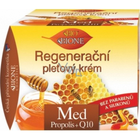 Bione Cosmetics Miód i Q10 regenerujący krem do twarzy dzienny 51 ml