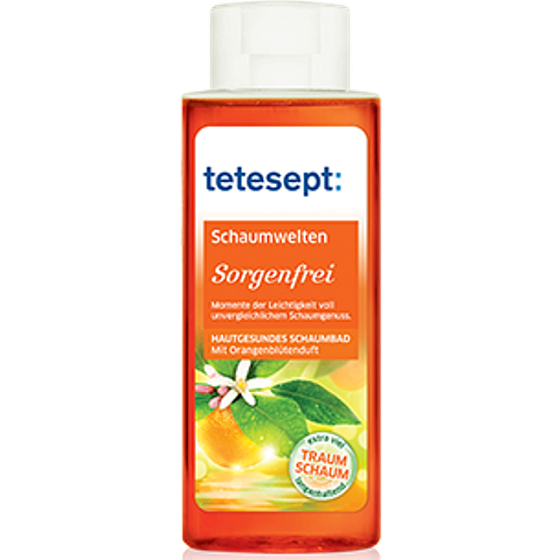 Tetesept Uvolnění Pomerančový květ pěnová koupel 400 ml Sorgenfrei