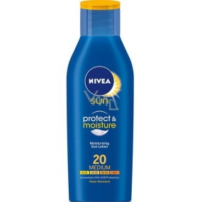 Nivea Sun Protect & Moisture OF20+ hydratační mléko na opalování střední ochrana 400 ml