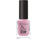 Dermacol 5 Day Stay Dlouhotrvající lak na nehty 10 Milk Shake 11 ml