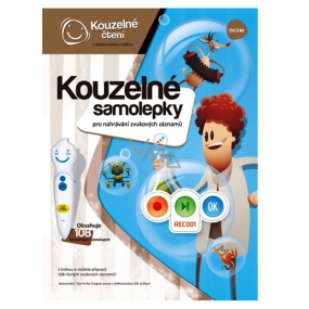 Albi Kouzelné čtení kouzelné samolepky pro nahrávání zvukových záznamů 108 kusů, věk 3+