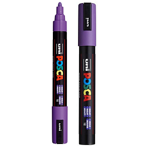Posca Uniwersalny akrylowy marker 1,8 - 2,5 mm Fioletowy PC-5M