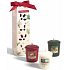 Yankee Candle Magical Christmas Morning Singing Carols - Zpívání koled + Holiday Hearth - Sváteční krb + Surprise Snowfall - Sněhové překvapení vonná svíčka votivní 3 x 49 g, vánoční dárková sada