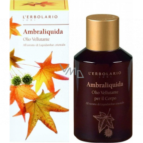 L'Erbolario Ambraliquida vyhlazující tělový olej 125 ml