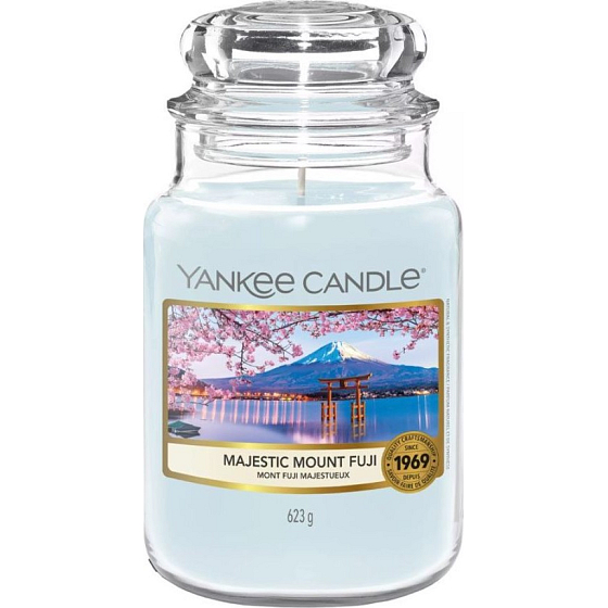 Yankee Candle Majestic Mount Fuji - Majestatyczna góra Fuji świeca zapachowa Classic duża szkło 623 g