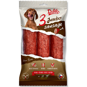 Dafiko Jumbo Sausage przysmak mięsny dla psów 60 g