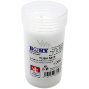 Bony hřbitovní svíčka tuba náhradní náplň 11 x 4,5 cm 90 g 30 hodin