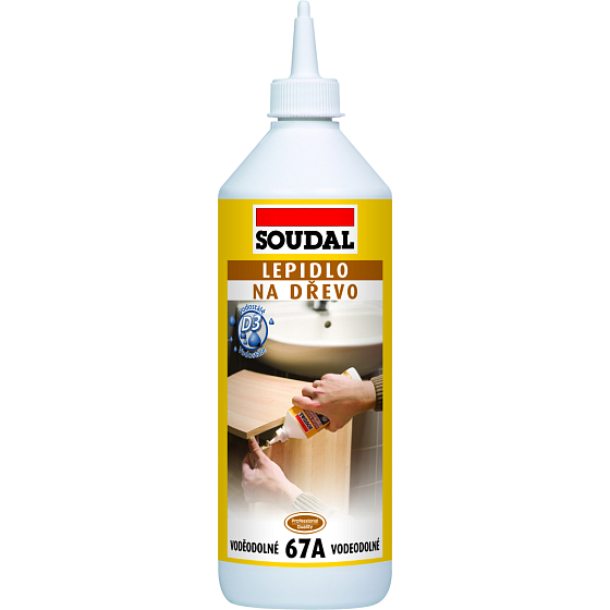 Soudal 67A klej do drewna dla stolarzy i dekarzy, 250 g