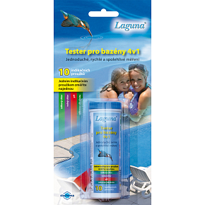 Laguna tester 4v1, pH papiery, 10 sztuk w opakowaniu