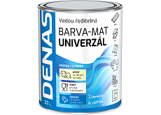 DENAS UNIWERSAL-MAT farba nawierzchniowa do drewna, metalu i betonu, 0911 srebrny, 700 g