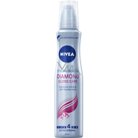 Nivea Diamond Gloss Care piankowe spray do włosów, 150 ml