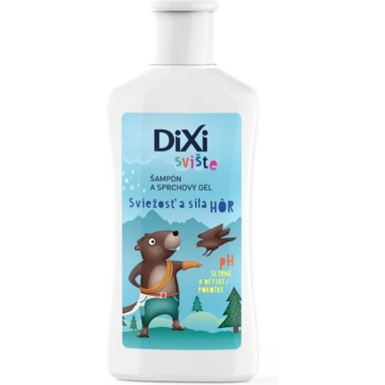Dixi Sviště szampon i żel pod prysznic świeżość i siła gór dla dzieci 100 ml