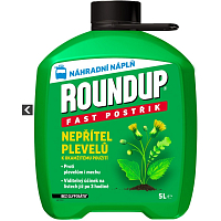 Roundup bez glyfosátu Fast 1H, zapasowy wkład, 5 l