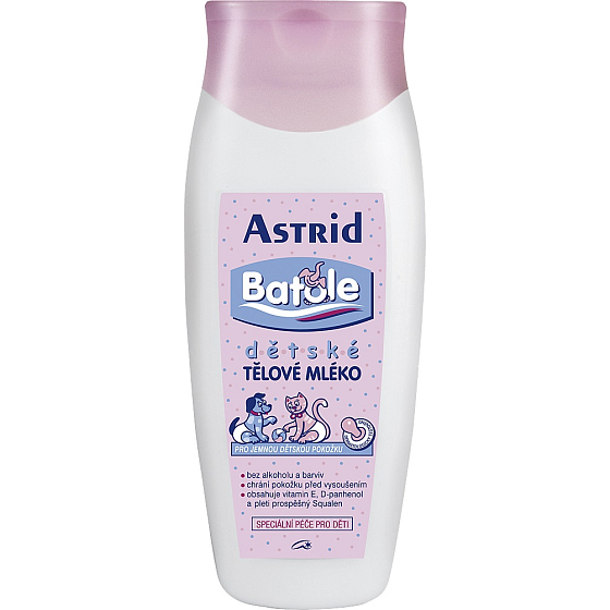 Astrid Batole tělové mléko pro děti 200 ml