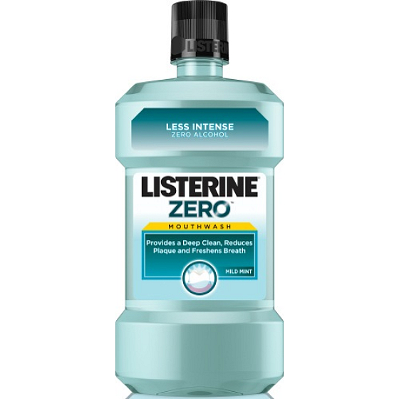 Listerine Zero Mouthwash Mild Mint antiseptická ústní voda 250 ml