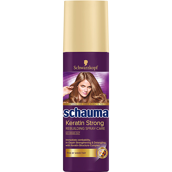 Schauma Keratin Strong bezoplachová péče pro jemné nebo slabé vlasy 200 ml