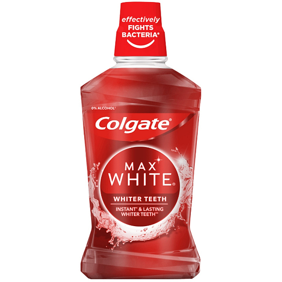 Colgate Max White Whiter Teeth płyn do płukania ust bez alkoholu 500 ml