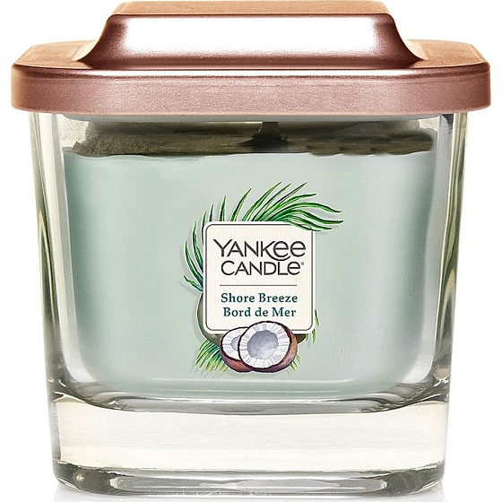 Yankee Candle Shore Breeze - Mořský vánek sojová vonná svíčka Elevation malá sklo 1 knot 96 g