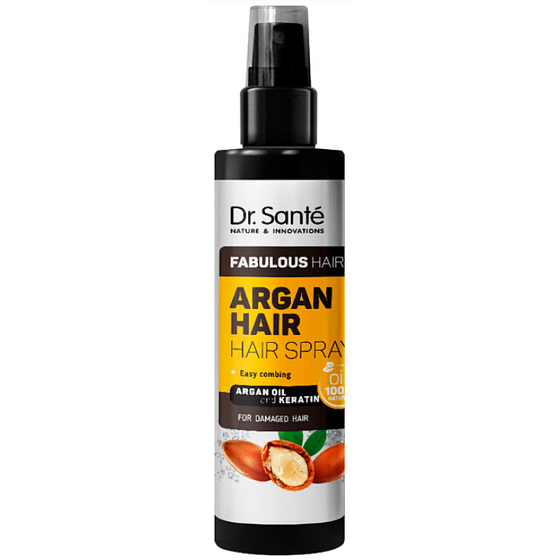 Dr. Santé Arganowy olej i keratynowy spray do włosów dla włosów zniszczonych 150 ml
