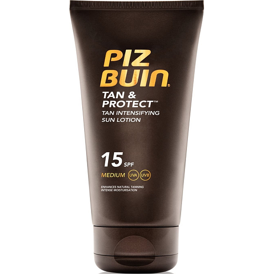 Piz Buin Tan & Protect SPF15 ochranné mléko urychlující proces opalování 150 ml