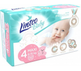 Linteo Baby Premium 4 Maxi 8 - 15 kg jednorazowe pieluszki 50 sztuk