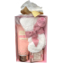 Moje Powder Rose mleczko do ciała 200 ml + sól do kąpieli 100 g + mięciutkie skarpetki, kosmetyczny zestaw dla kobiet