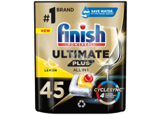 Finish Powerball Ultimate Plus Lemon All in 1 kapsułki do zmywarki 45 sztuk