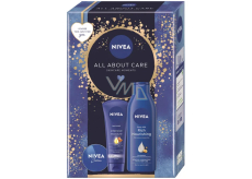 Nivea Wszystko o pielęgnacji Intensywny krem do rąk 75 ml + Nivea Bogate odżywienie mleczko do ciała 250 ml + Nivea Creme krem do podstawowej pielęgnacji 30 ml, zestaw kosmetyków