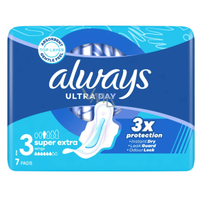 Always Ultra Day Night hygienické vložky s křidélky 7 kusů