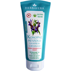 Herbavera Konopne psie masło z kamforą i ziołami, 200 ml Herbavera Konopne psie masło z kamforą i ziołami, 200 ml