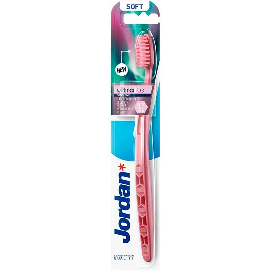 Jordan szczoteczka do zębów Ultralite Sensitive Soft, miękka 1 sztuka